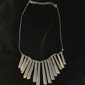 Statement necklace.